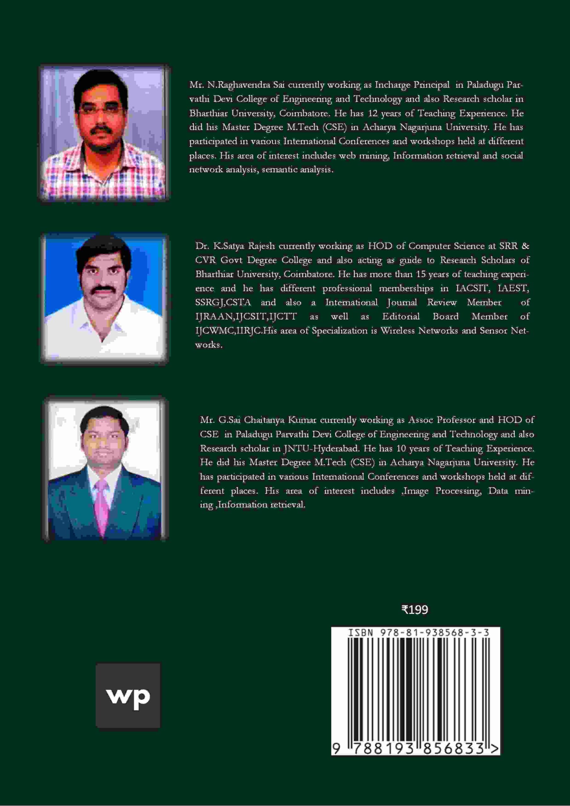 Data Warehousing and Mining for Beginners back cover view
