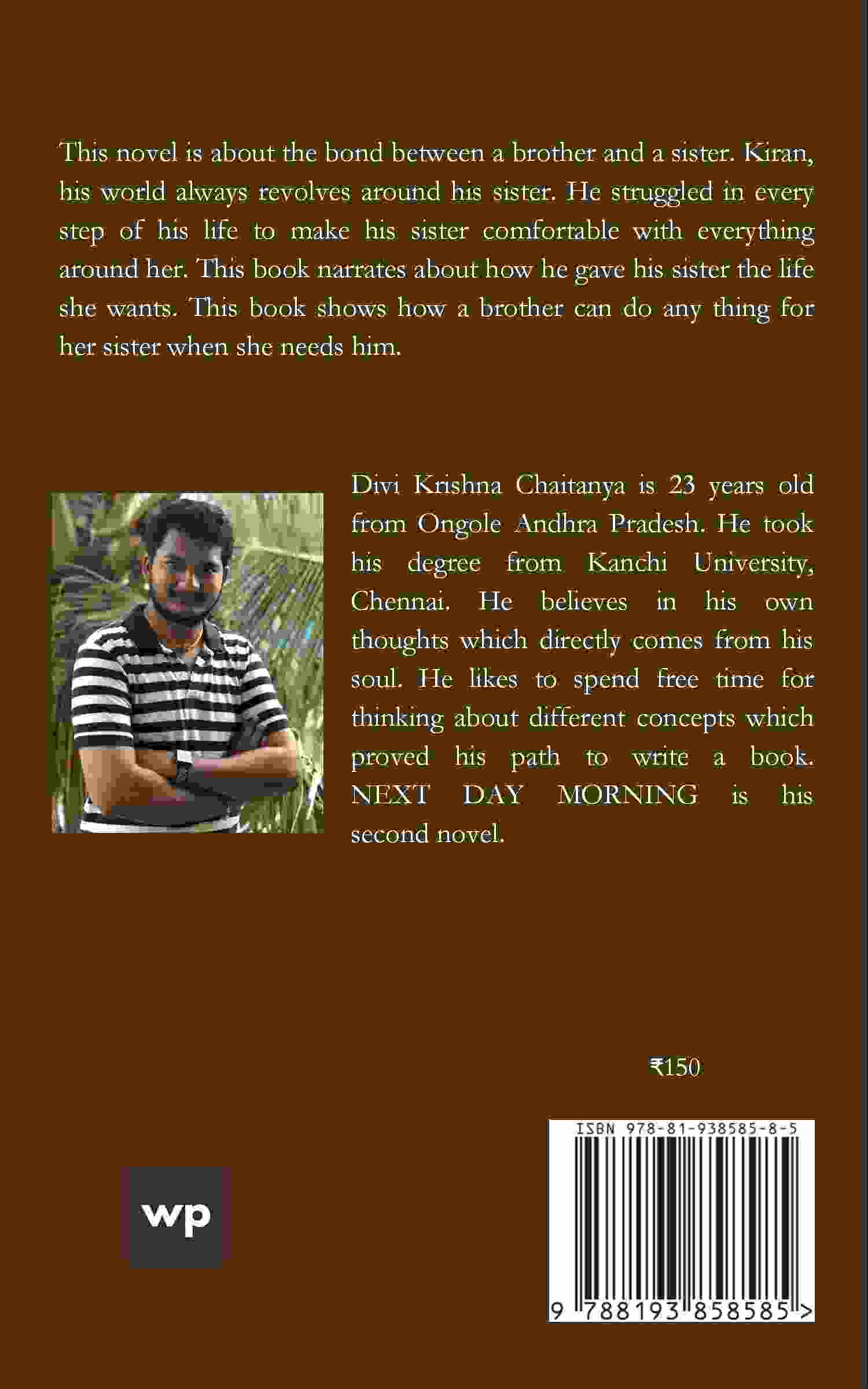 Next Day Morning back cover view
