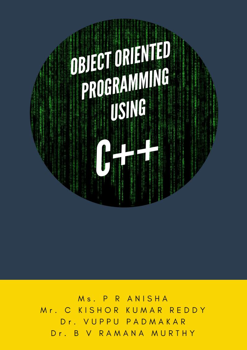 Object Oriented Programming using C++