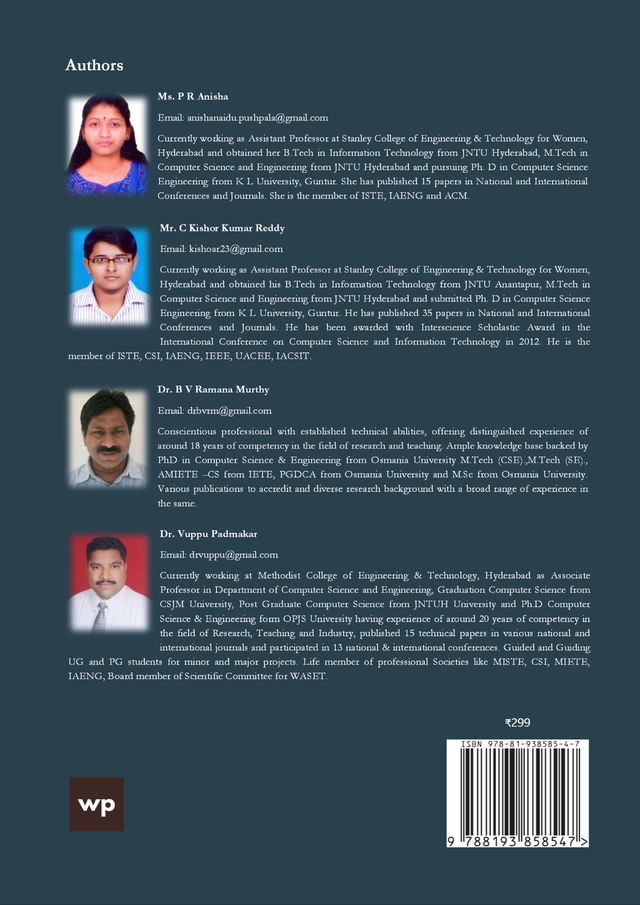 Object Oriented Programming using C++ back cover view