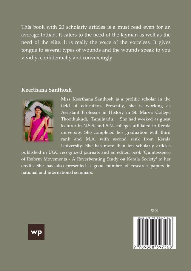 On the Contours of Marginalization - Voice of the Voiceless back cover view