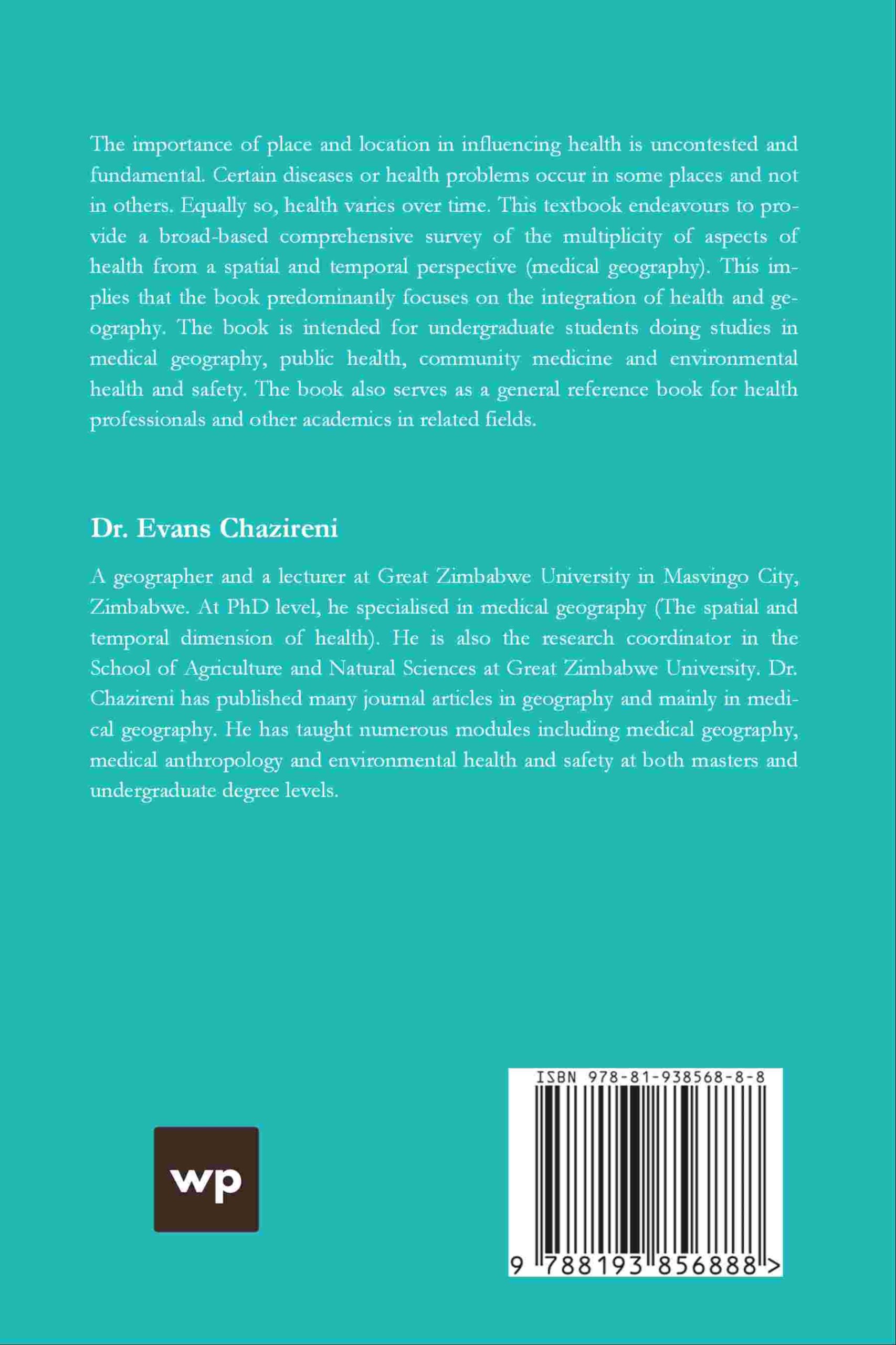 Health: A Spatial and Temporal Perspective back cover view