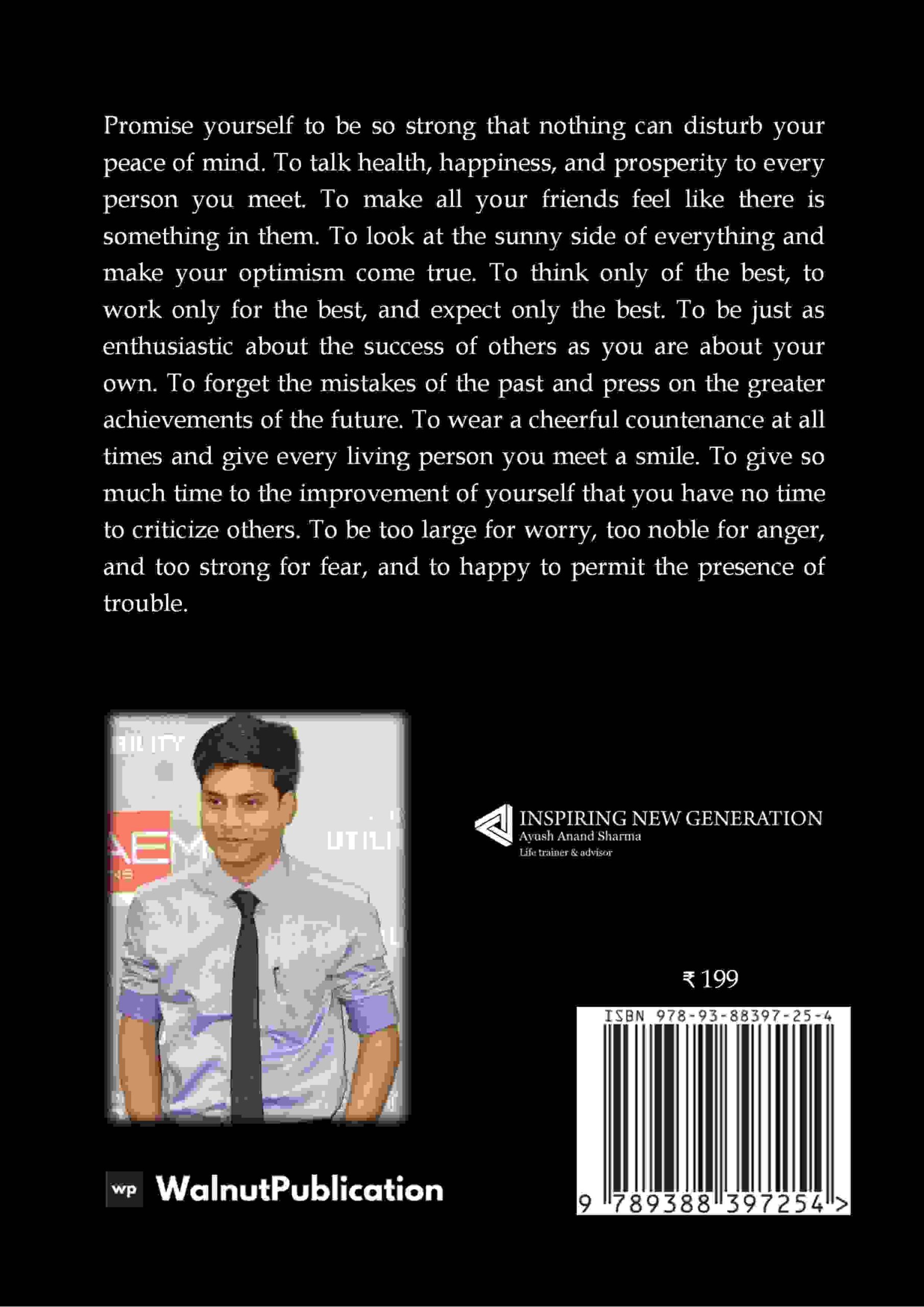 Unlocking the Secrets of Success back cover view