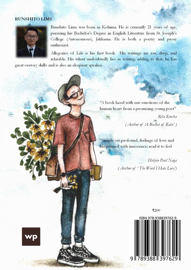 Allegories of Life (A collection of Haiku and other poems) back cover view