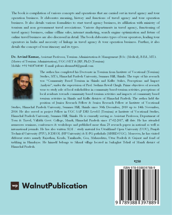 Travel Agency Management & Operations back cover view