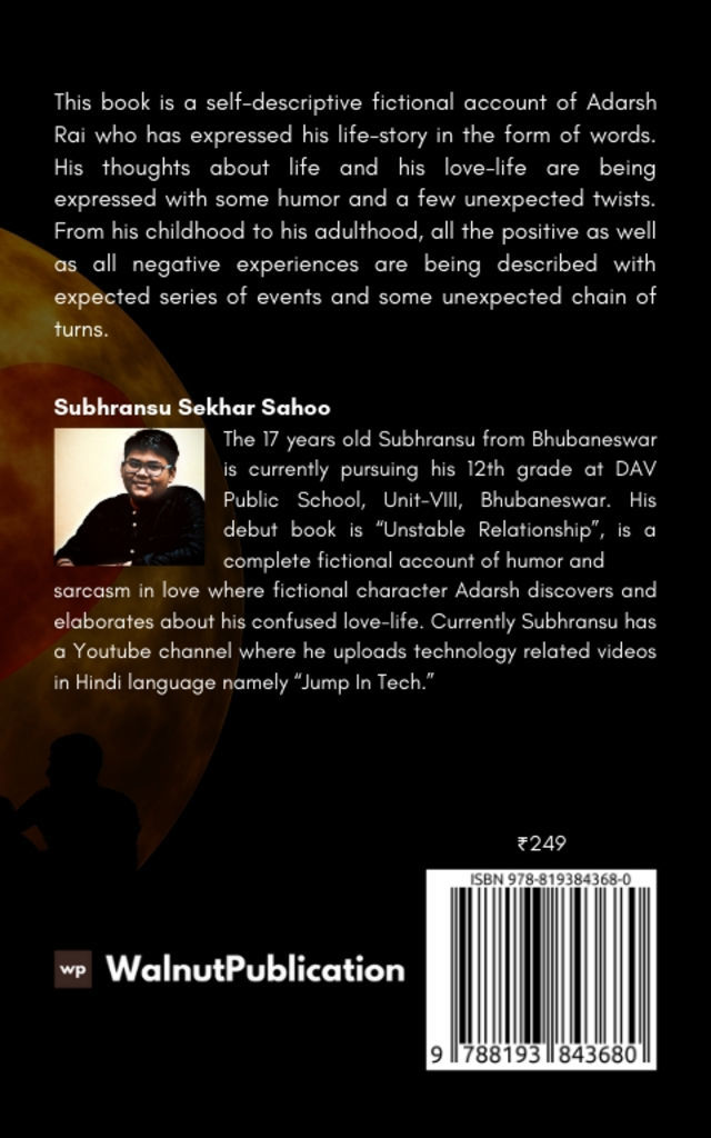 Unstable Relationship back cover view