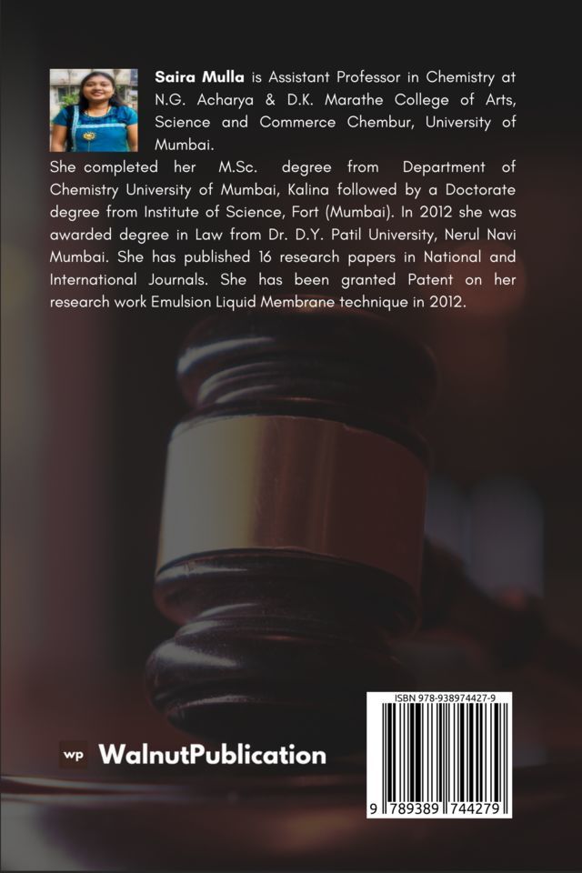 Guidelines to obtain Patent in India back cover view