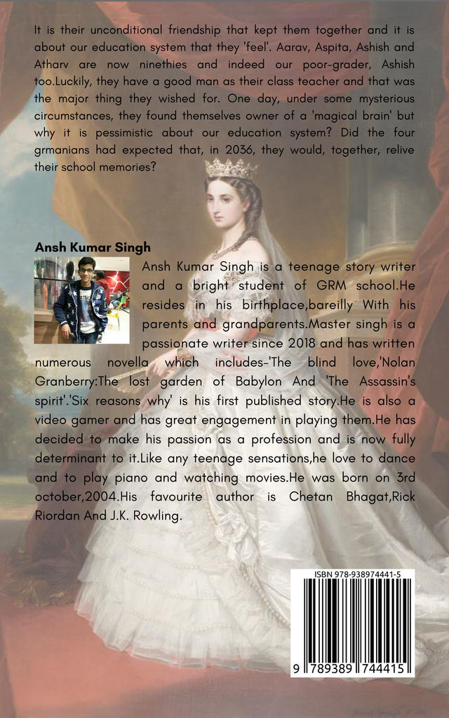 Six Reasons Why back cover view