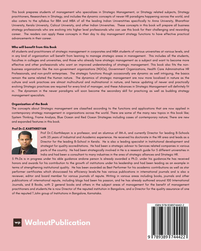 Advances in Strategic Management back cover view