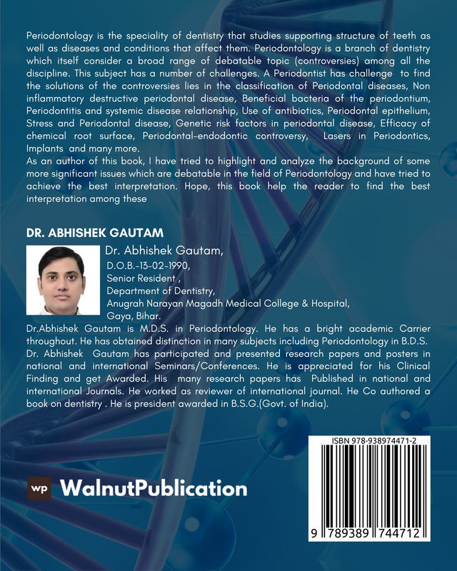 Current Concepts and Controversies in Periodontology back cover view