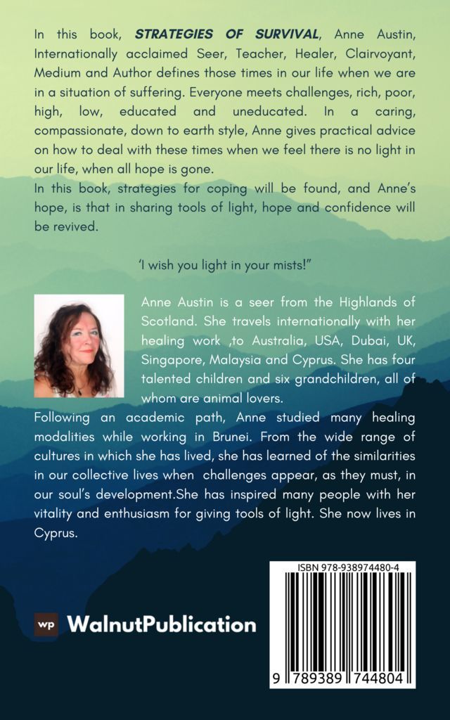 Strategies of Survival back cover view