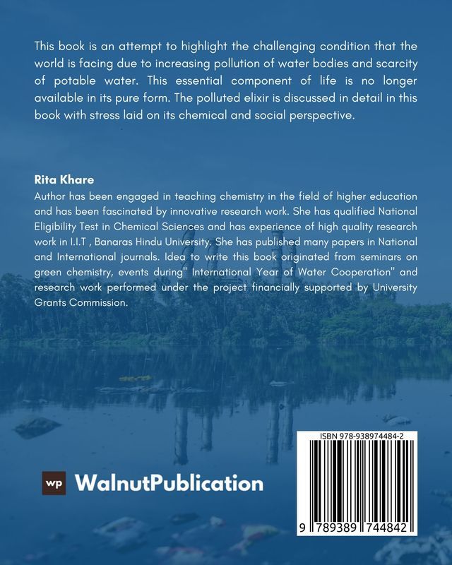 Water: The Polluted Elixir back cover view