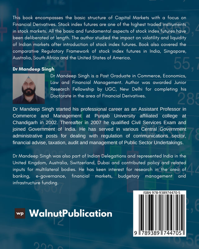 Dynamics of Stock Index Futures - An International Perspective back cover view