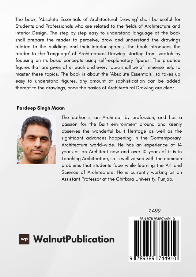 Absolute Essentials of Architectural Drawing back cover view