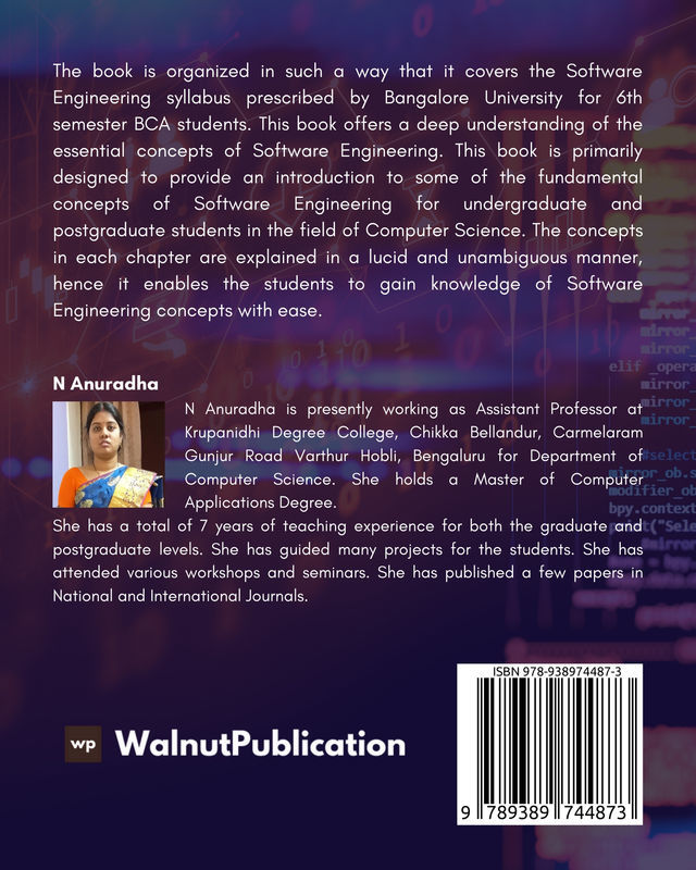 Introduction to Software Engineering back cover view