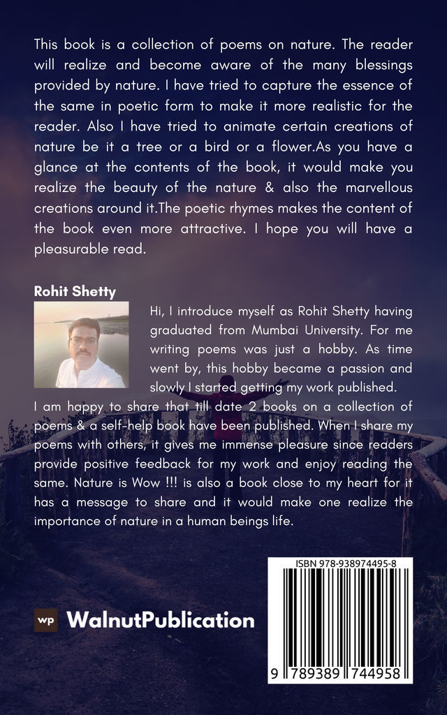 Nature is Wow !!! back cover view