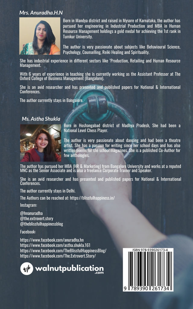 Knocking the Door of Happiness back cover view