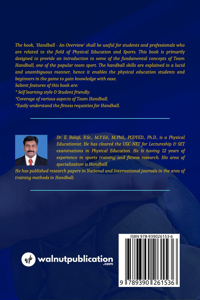 Handball - An Overview back cover view
