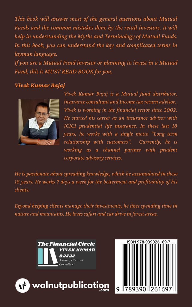 Mutual Fund Investors, common mistakes and myths back cover view