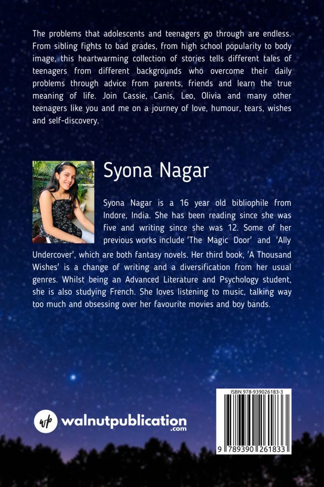 A Thousand Wishes back cover view