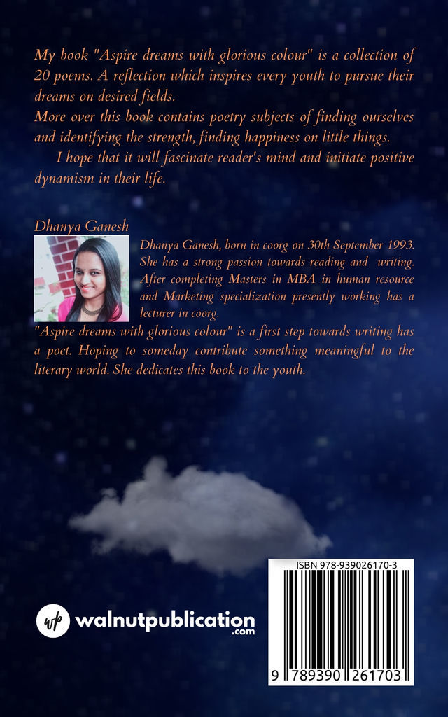 Aspire dreams with glorious colour back cover view
