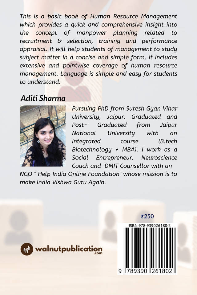 Human Resource Practices - Enhancing People back cover view