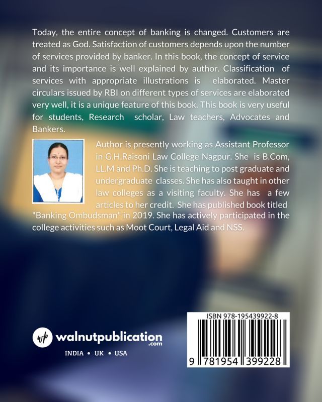 Banking Services under Banking Laws back cover view