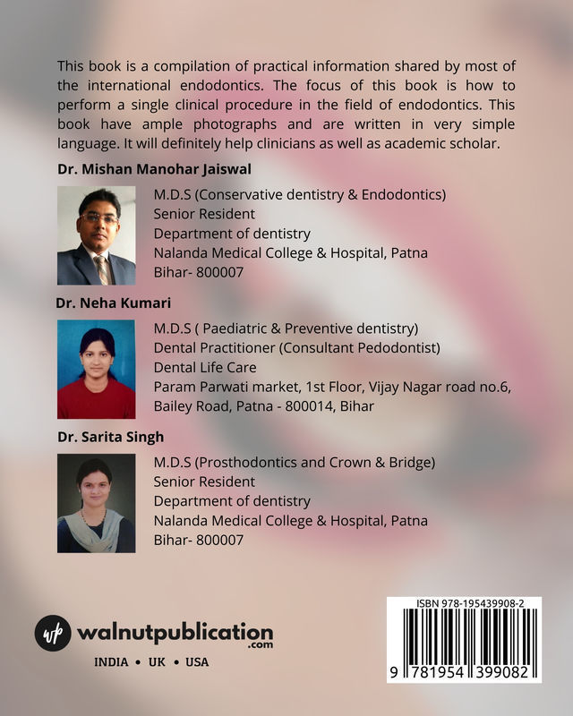 Mineral Trioxide Aggregate in Dentistry back cover view