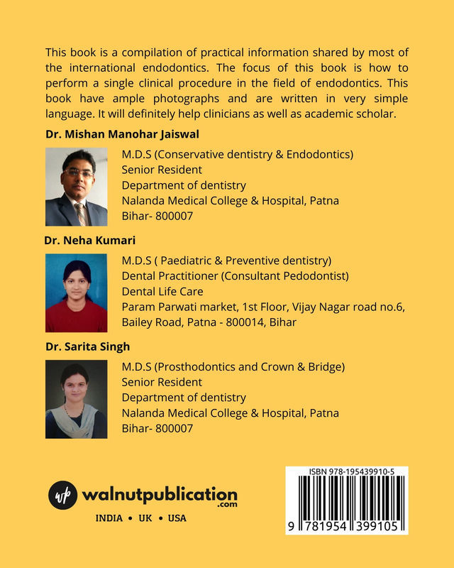 Post and Core, A Modern Approach to Restoration back cover view