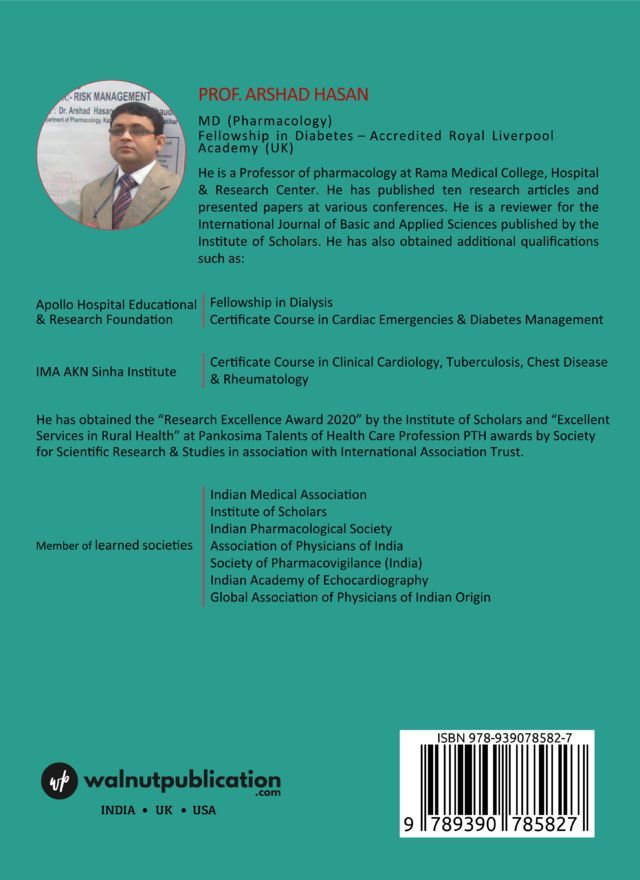 Practical Pharmacology & Solved Reasoning Questions back cover view