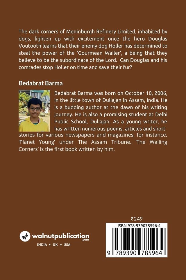 The Wailing Corners back cover view