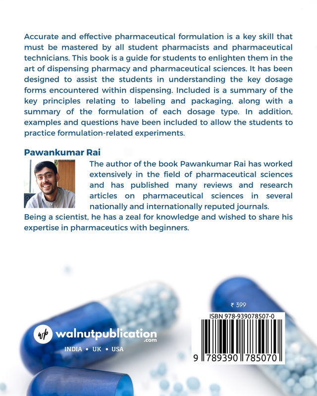 Dispensing Pharmacy and Pharmaceutical Sciences back cover view