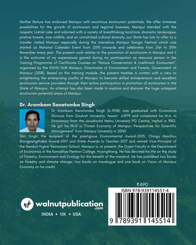 Ecotourism Development Ventures in Manipur: Green Skill Development and Livelihood Mission back cover view