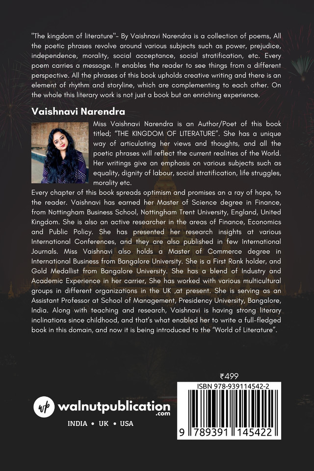 The Kingdom of Literature back cover view