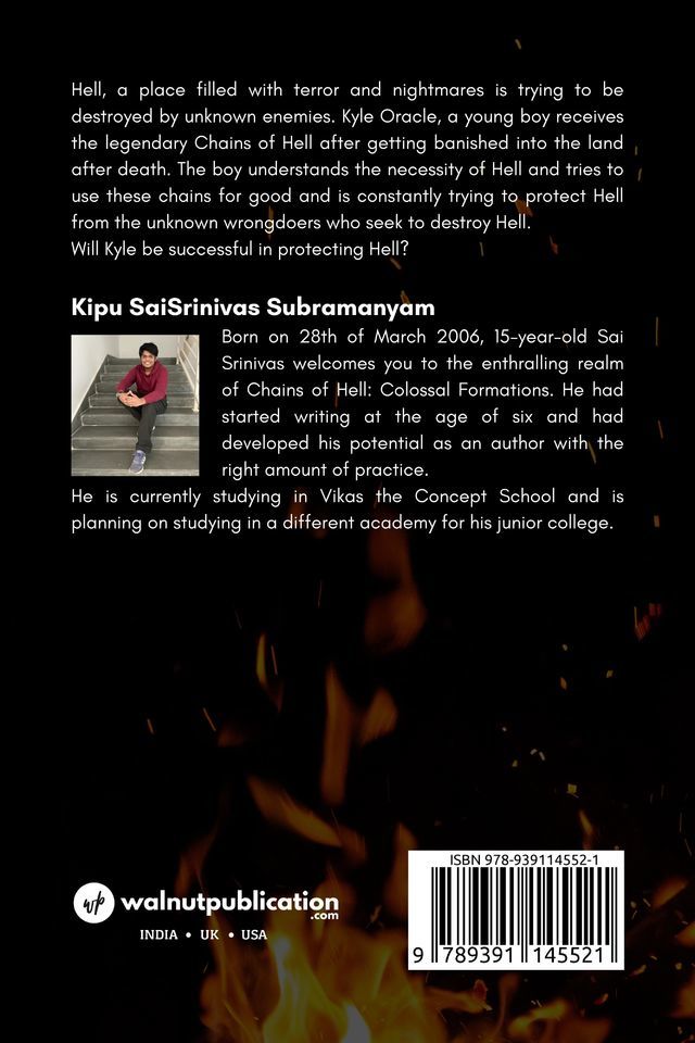 Chains of Hell - Colossal Formations back cover view