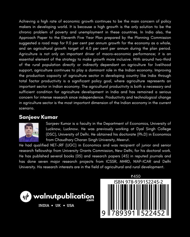 Agricultural Productivity in India: State Level Trends and Determinants back cover view