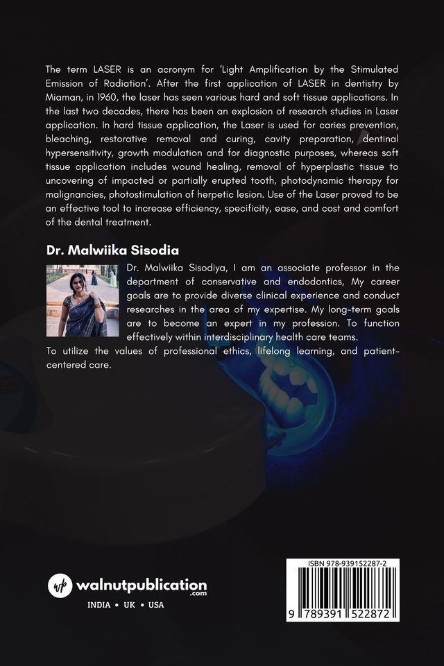 Lasers in Dental Practice back cover view