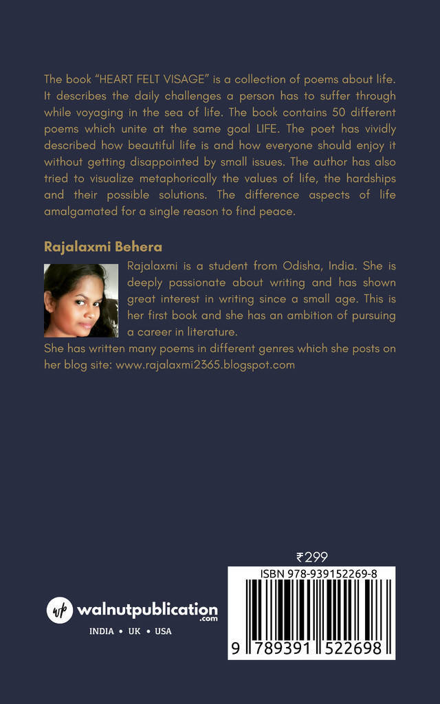 Heart Felt Visage back cover view