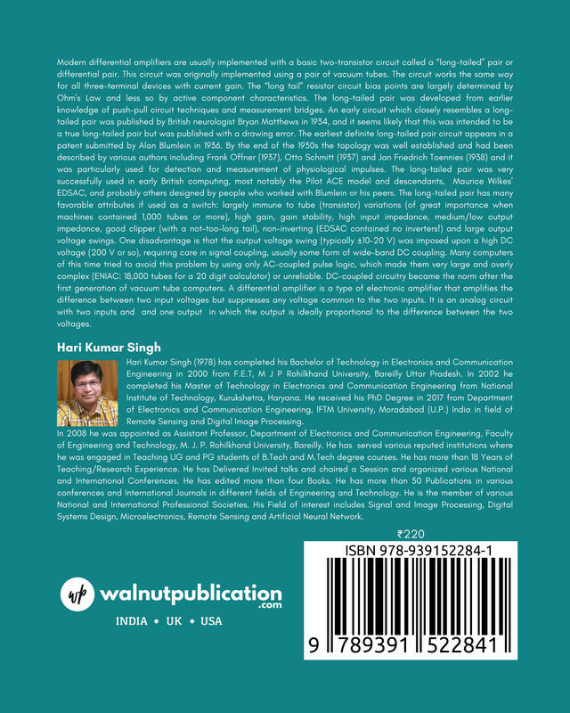 Differential Amplifiers and Linear Integrated Circuits back cover view