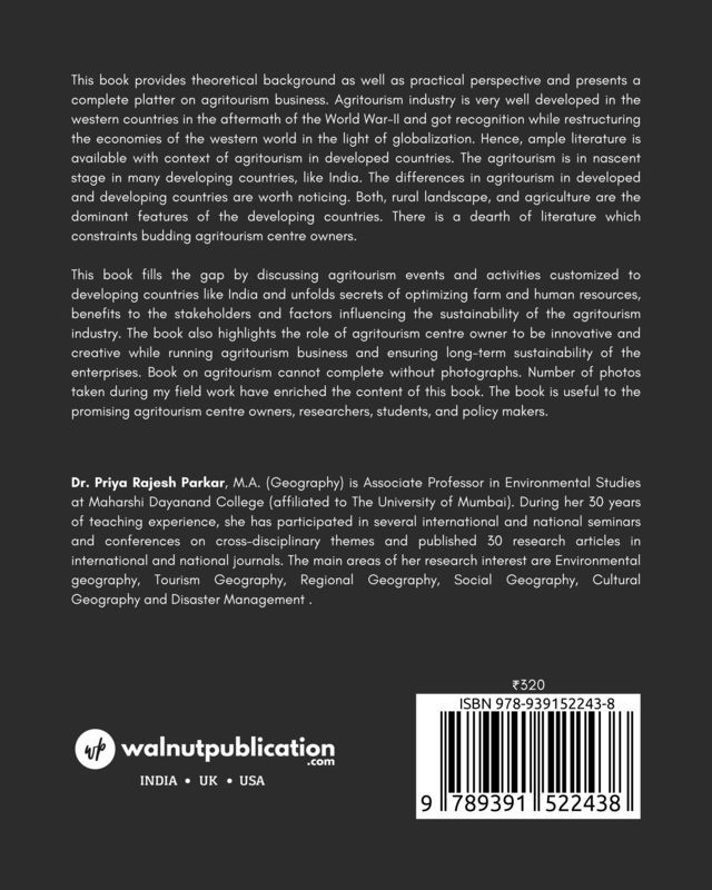 Agritourism: Guide for Beginners back cover view