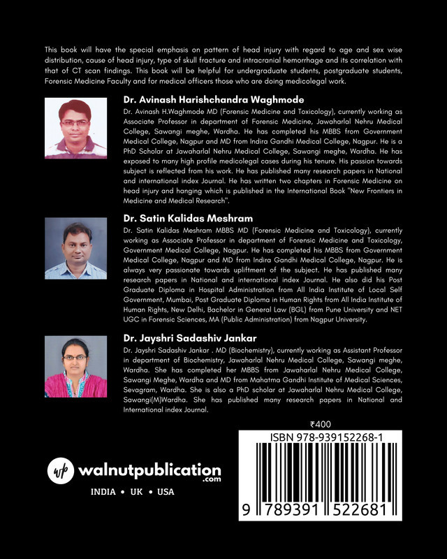 Comparison of CT scan and Autopsy in Head Injury cases back cover view
