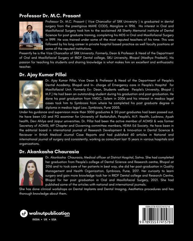 The text book of Salivary gland and its complete story back cover view