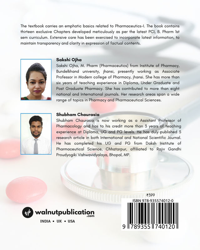 Tutorial Pharmaceutics back cover view