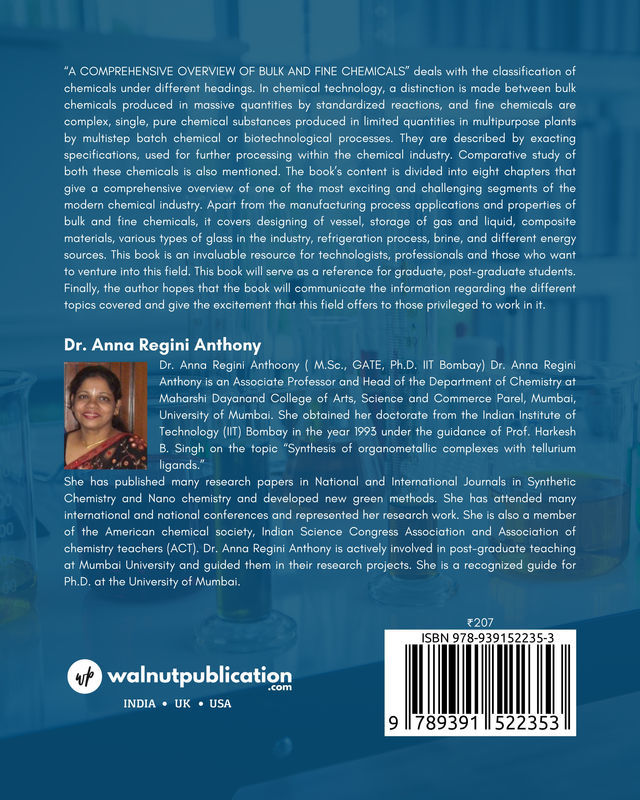 A Comprehensive Overview of Bulk and Fine Chemicals back cover view