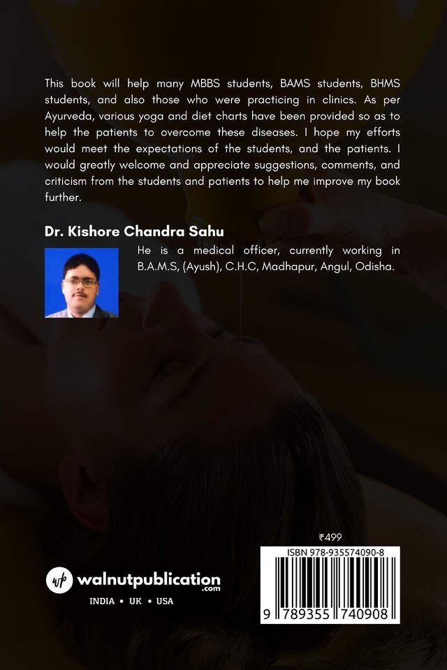 A Clinical Approach to Silent Killer With Ayurveda back cover view