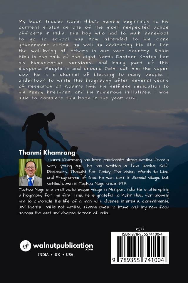 Robin Hibu - The Biography back cover view