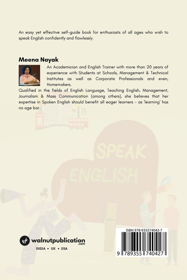 SPOKEN ENGLISH GUIDEBOOK - Speak Fluently, Accurately and Confidently back cover view
