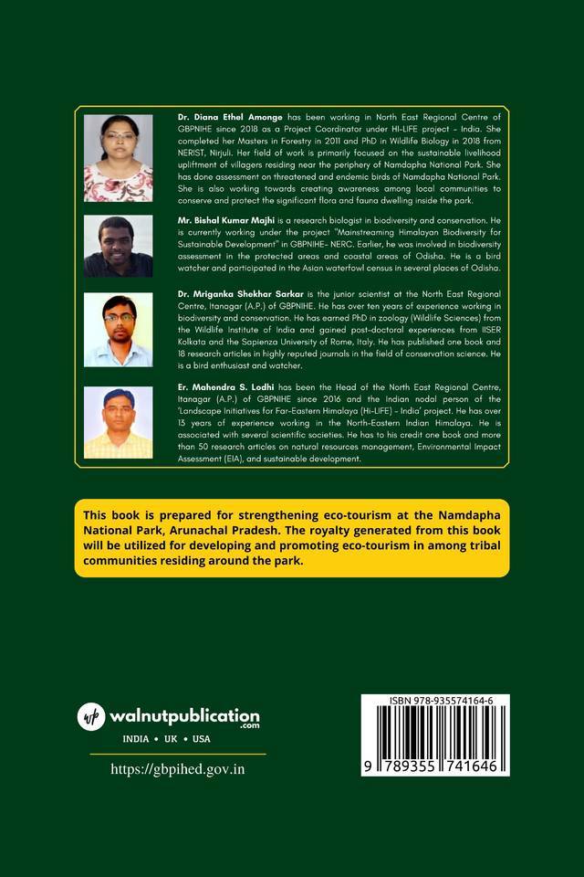 Threatened and Endemic Birds of Namdapha National Park A Field Guide back cover view