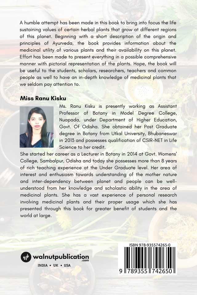 Natural Healers of Mankind back cover view
