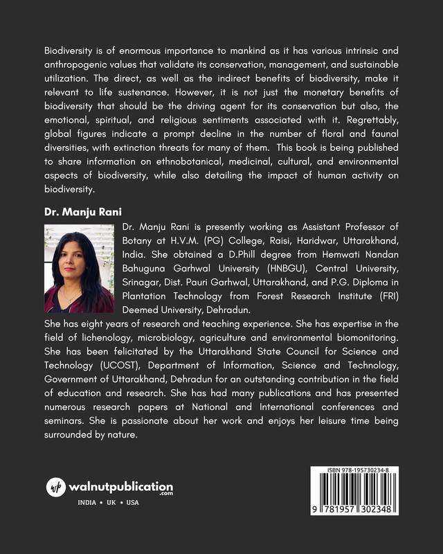 Biodiversity: In the Service of Mankind back cover view